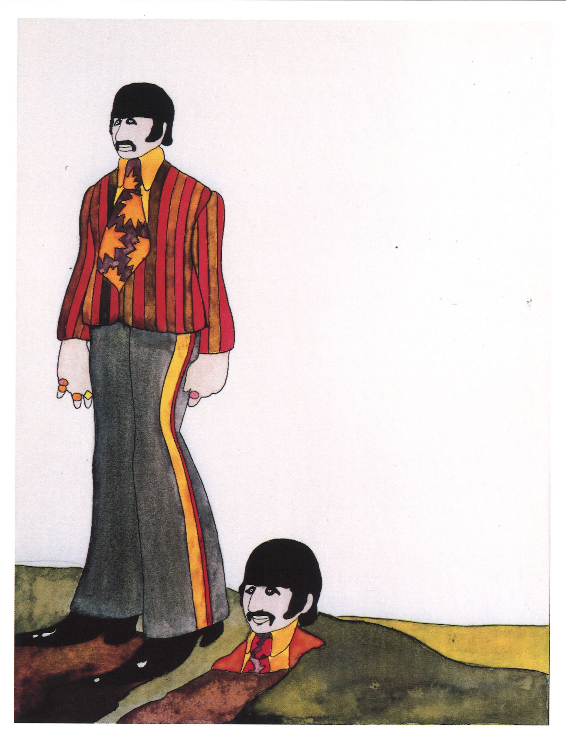Heinz Edelmann design reprint of Ringo Starr